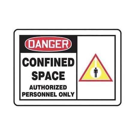 Accuform OSHA DANGER SAFETY SIGN CONFINED MCSP014XL MCSP014XL